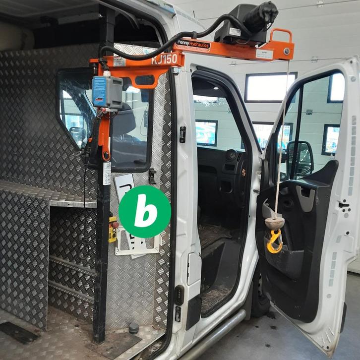 Gebruikte Penny kraan KJ150 (12V) – inclusief maatwerk pilaa, Autos : Pièces & Accessoires, Autres pièces automobiles, Envoi