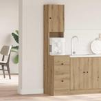vidaXL Keuken Kast met lade artisanaal eikenkleurig Bewerkt, Verzenden, Nieuw