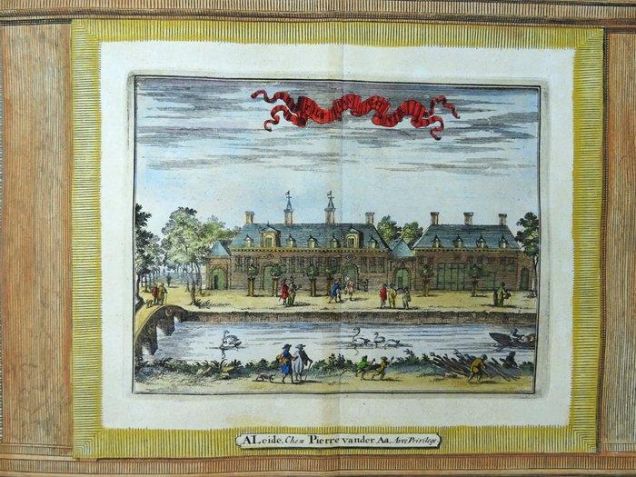 Nederland - Katwijk; P. van der Aa - [Lot of 2] ´T Hof van, Boeken, Atlassen en Landkaarten