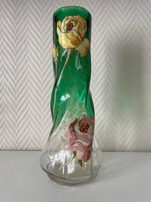 François Théodore Legras - Vase - Vase torsadé Legras modèle, Antiek en Kunst, Antiek | Glaswerk en Kristal