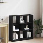 vidaXL Boekenkast 97,5x29,5x100 cm spaanplaat zwart, Huis en Inrichting, Verzenden, Nieuw