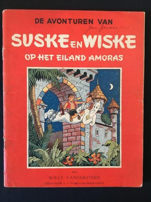 Suske en Wiske RV-1 - Op het eiland Amoras - 2de druk -, Boeken, Stripverhalen
