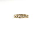 Ring - 18 karaat Geel goud - 0.90ct. tw. Diamant, Nieuw