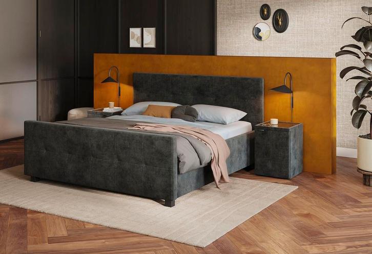 Gestoffeerd Bedframe Home Seasons | Swiss Sense, Maison & Meubles, Chambre à coucher | Lits, Envoi