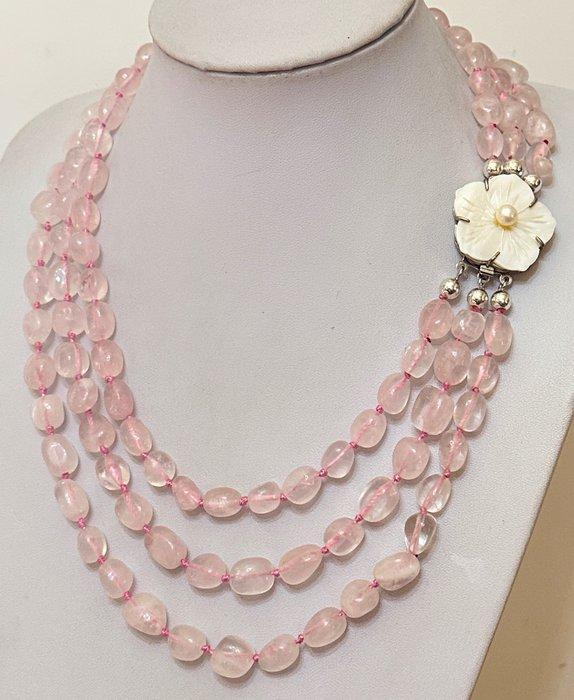 Rozenkwarts uit Brazilië (van 3 strengen) / Hoge, Verzamelen, Mineralen en Fossielen