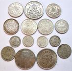 Zweden. Type collection silver coins 1875-1943 lot of 15 old