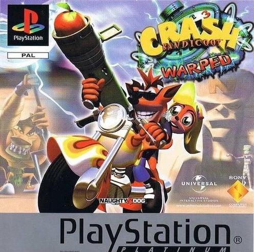 Crash Bandicoot 3 Warped (PS1 Games) (Playstation 1), Games en Spelcomputers, Games | Sony PlayStation 1, Zo goed als nieuw, Ophalen of Verzenden