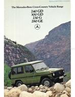1980 MERCEDES BENZ G KLASSE BROCHURE ENGELS, Nieuw