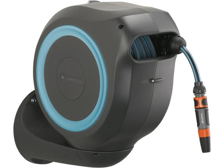 GARDENA RollUp M - Wandslangenbox - 20 m slang - Antraciet, Hobby en Vrije tijd, Gezelschapsspellen | Overige, Zo goed als nieuw