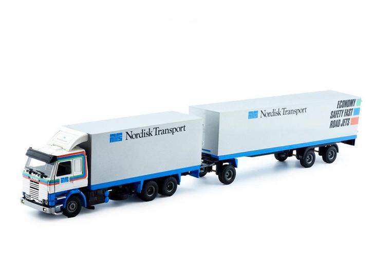 Schaal 1:50 Tekno 911109 Zweden 1991 Nordisk Volvo Zweeds..., Hobby en Vrije tijd, Modelauto's | 1:50, Gebruikt, Tekno, Ophalen of Verzenden