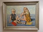 Willem Dooyewaard (1892-1980) - Broer en Zus, Antiek en Kunst, Kunst | Schilderijen | Modern