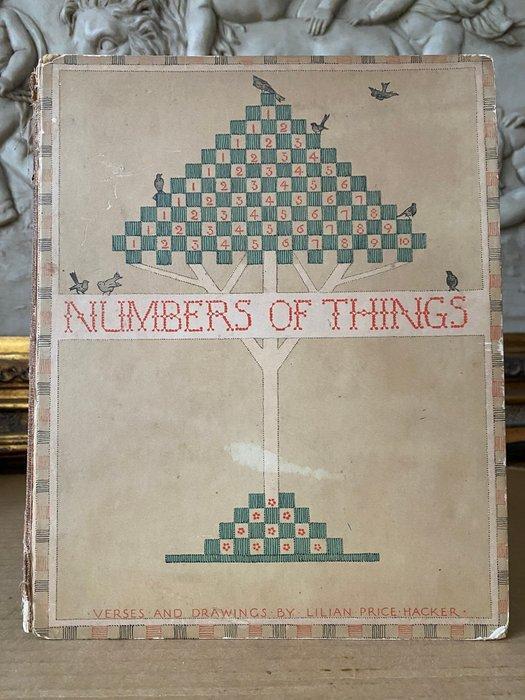 Lilian Price Hacker - Numbers of Things - 1925, Antiquités & Art, Antiquités | Livres & Manuscrits