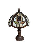 Tafellamp - Tiffany-stijl - Messing, Glas