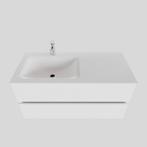 Badkamermeubel Solid Surface BWS Oslo 100x46 cm Links Mat, Ophalen of Verzenden, Nieuw, Bad