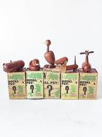 Figuur - Vijf vintage houten dieren Royal Pet