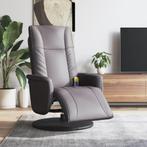vidaXL Massagestoel verstelbaar met voetensteun kunstleer, Verzenden, Nieuw