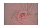 15 meter chiffon stof - Baby roze - 100% polyester, Verzenden