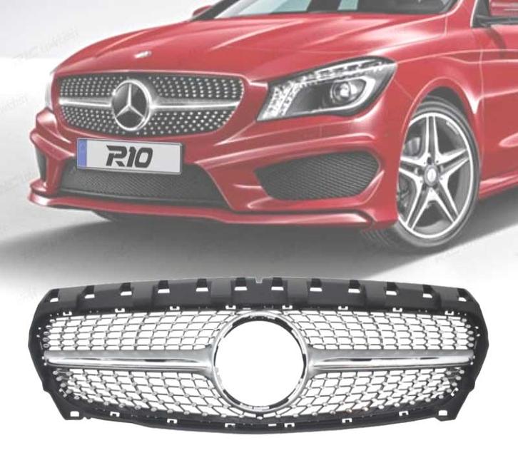 Calandre Pour Mercedes Classe Cla W117 16-18 Look Diamond No, Autos : Pièces & Accessoires, Carrosserie & Tôlerie, Envoi