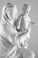 After Louis-Simon Boizot - sculptuur, Virgin and Child on
