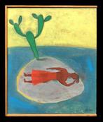 Luis Pablo Bolívar (1957) - The Cactus Island, Antiek en Kunst, Kunst | Schilderijen | Klassiek