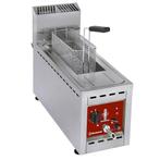 Gas friteuse 1 kuip 8 Lit. - TOP- - D-FSM-8GT/S, Verzenden, Nieuw in verpakking, Fornuis, Frituur en Grillen