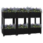 vidaXL Plantenbak verhoogd 120x40x71 cm polypropyleen, Tuin en Terras, Bloempotten, Verzenden, Nieuw