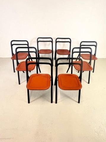 Cidue - Giorgio Cattelan - Chaise pliante (8) - Clio - Cuir,