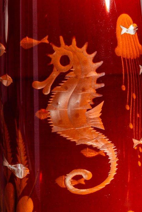Carl Rotter, Lübeck - Vase - Vie Marine - Design de milieu, Antiek en Kunst, Antiek | Glaswerk en Kristal