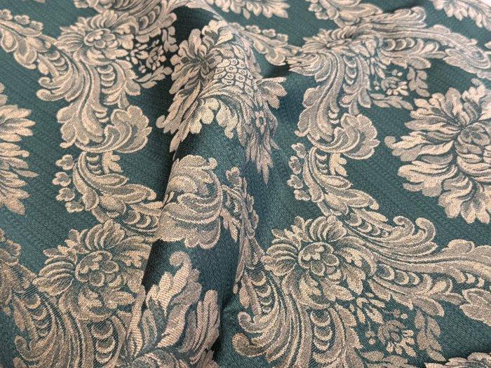 Barocco Verde Smeraldo – De tijdloze elegantie van, Antiquités & Art, Tapis & Textile