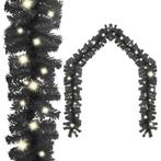 vidaXL Guirlande de Noël avec lumières LED 5 m Noir, Divers, Verzenden, Neuf