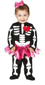 Skelet Halloween Kostuum Baby Tutu, Verzenden, Nieuw