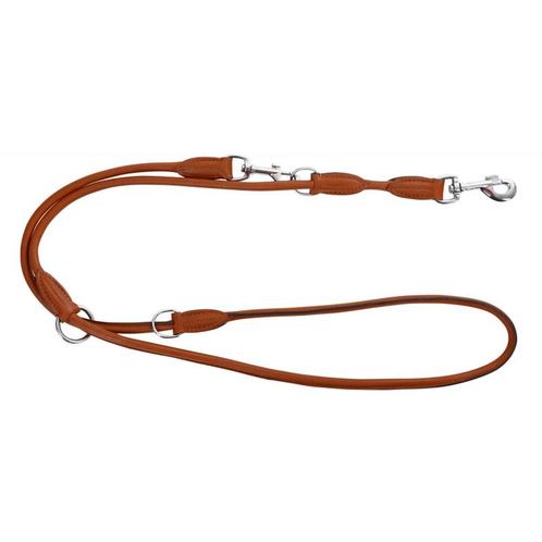 Rundleder-führleine roma 200cm, 8mm, cognac - kerbl, Dieren en Toebehoren, Honden-accessoires, Nieuw