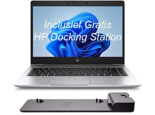 HP EliteBook 840 G6 i5 8e Gen 14 8GB + GRATIS HP DOCKING!, Computers en Software, Dockingstations, Ophalen of Verzenden