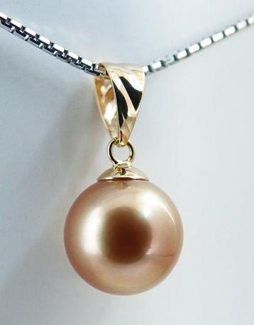 Sans Prix de Réserve - Pendentif Or jaune 18 carats Perle -