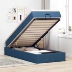 vidaXL Ottoman bed met matras 90x200cm stof blauw, Huis en Inrichting, Slaapkamer | Bedden, Verzenden, Nieuw