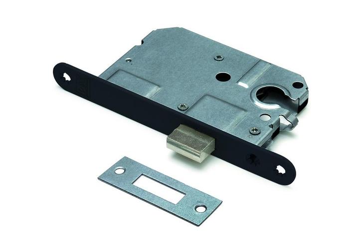 Woningbouw cilinder kastslot zwart 55 mm, Doe-het-zelf en Bouw, Hang- en Sluitwerk, Slot, Nieuw, Overige materialen, Ophalen of Verzenden