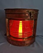 Navigation lamp, bâbord - Verre, Laiton, Cuivre