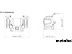 Metabo DS 125 M 604125000 Dubbele slijper 200 W, Verzenden, Nieuw