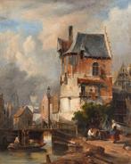 Charles Leickert (1816-1907) - Summer city view, Antiquités & Art