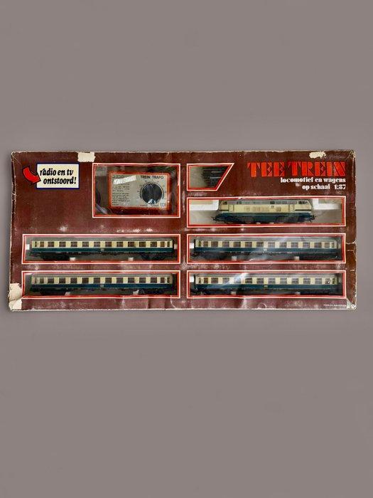 Hema H0 - HFL 54.75 - Treinset (1) - Trans Europ Express, Hobby en Vrije tijd, Modeltreinen | H0