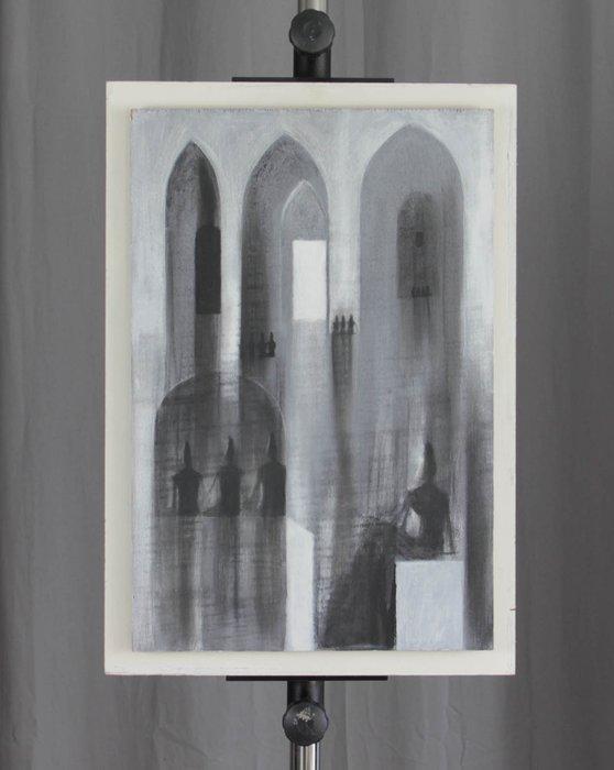 Cesare Peverelli (1922-2000) - Perspective, Antiek en Kunst, Kunst | Schilderijen | Klassiek