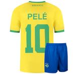 Kingdo Brazilie Voetbaltenue Thuis Pele - Kind en, Verzenden, Nieuw, Bal