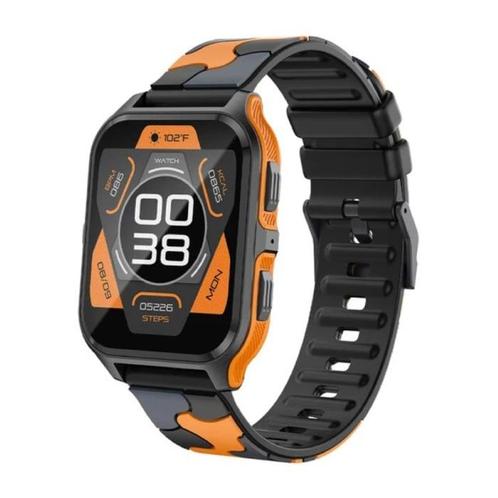 P73 Smartwatch - Siliconen Bandje - 1.9 Militaire  Sport, Handtassen en Accessoires, Smartwatches, Nieuw, Verzenden