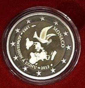 Monaco. 2 Euro 2013 ONU Proof, Postzegels en Munten, Munten | Europa | Euromunten