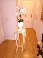Chinoiserie - Table dappoint - Bois, Marbre - Bois sculpté