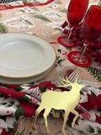 Kersttafelkleed voor grote diners. Kerstversiering met, Antiek en Kunst