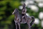 Figure - napoleon te paard - Bronze patiné, Antiek en Kunst