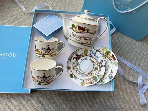 Wedgwood - Ensemble de tasses à thé (5) - Hunting scenes -, Antiek en Kunst, Antiek | Meubels | Tafels