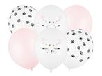 Katten Ballonnen 30cm 6st, Hobby en Vrije tijd, Verzenden, Nieuw