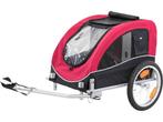 Trixie Hondenfietskar - M - Max. 22 kg - Zwart Rood -, Verzenden, Nieuw